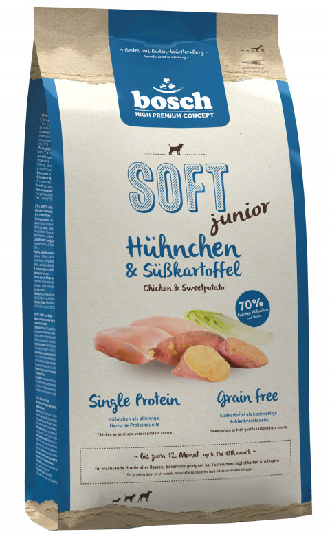 BOSCH Soft Junior Kurczak i bataty - sucha karma dla psa - 2,5kg - Galeria zdjęcie 1