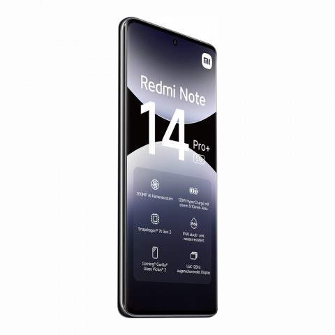 Smartfon Xiaomi Redmi Note 14 Pro+ 5G 8/256GB Midnight Black - Galeria zdjęcie 3