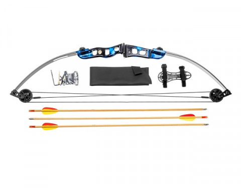 Łuk bloczkowy Poe Lang EK Firestar 25 lbs carbon blue - Galeria zdjęcie 4