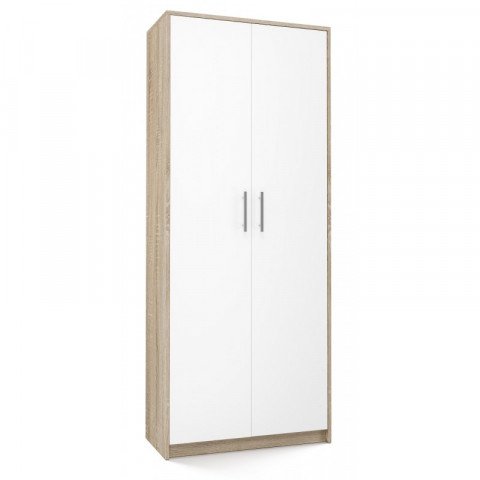 Szafa aktowa OLIV 2D 74x35xH180 sonoma/biały - Galeria zdjęcie 1