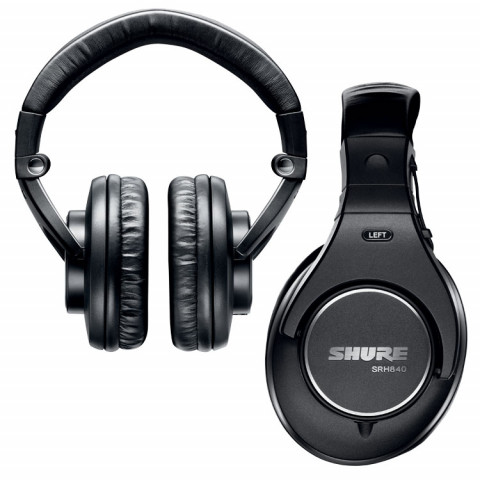 Shure SRH840A-EFS - Profesjonalne słuchawki nauszne, zamknięte do odsłuchu studyjnego - Galeria zdjęcie 2