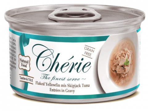 CHERIE Mieszanka tuńczyka - mokra karma dla kota - 80g - Galeria zdjęcie 1