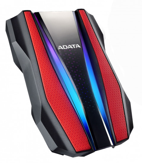 Dysk zewnętrzny HDD ADATA HD770G AHD770G-1TU32G1-CRD (1TB; 2.5"; USB 3.2; czerwony) - Galeria zdjęcie 1