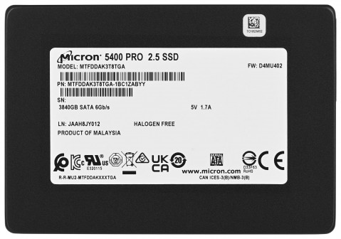 Micron 5400 PRO 3.84TB SATA MTFDDAK3T8TGA - Galeria zdjęcie 2