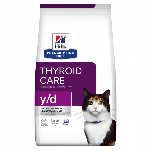 HILL'S Thyroid Care y/d - sucha karma dla kota - 1,5 kg - Galeria zdjęcie 1