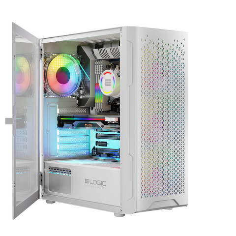 LOGIC OBUDOWA ARAMIS ARGB MIDI USB 3.0 WHITE - Galeria zdjęcie 17