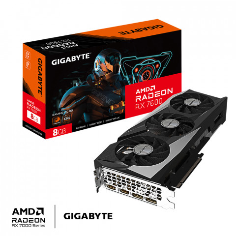 Karta graficzna Gigabyte Radeon RX 7600 GAMING OC 8GB GDDR6 (GV-R76GAMING OC-8GD) - Galeria zdjęcie 2