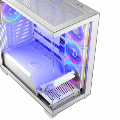 MODECOM OBUDOWA VOLCANO STELLAR ARGB MIDI 5F WHITE - Galeria zdjęcie 14