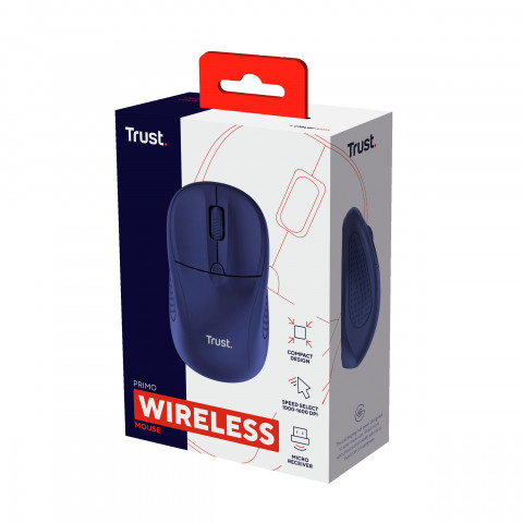 Mysz TRUST Primo Wireless Mouse matt dark blue (24796) - Galeria zdjęcie 13