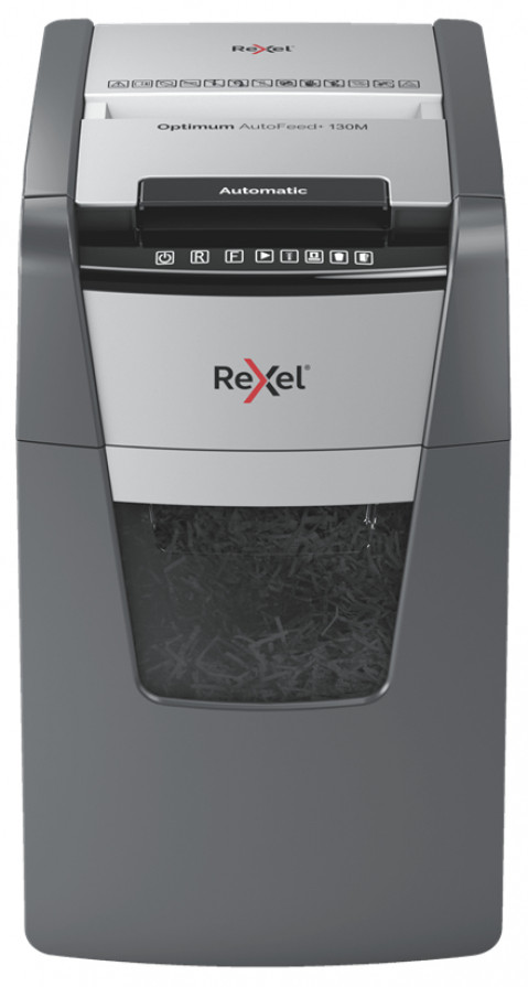Rexel Niszczarka Optimum AutoFeed+ 130M, (P-5), 130 kartek, 44 l kosz - Galeria zdjęcie 1