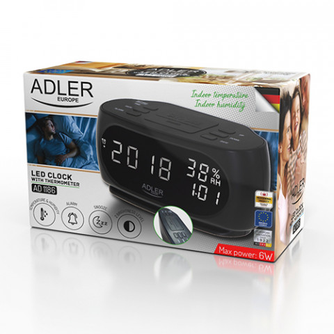 Budzik LED ADLER AD 1186 - Galeria zdjęcie 5
