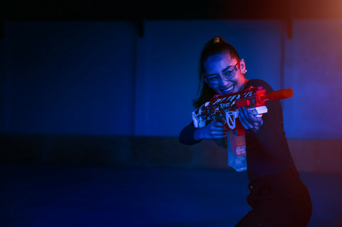 Wyrzutnia Zuru X-Shot Hyper Gel HPG-70 + 20tys kulek żelowych + okulary - Galeria zdjęcie 9