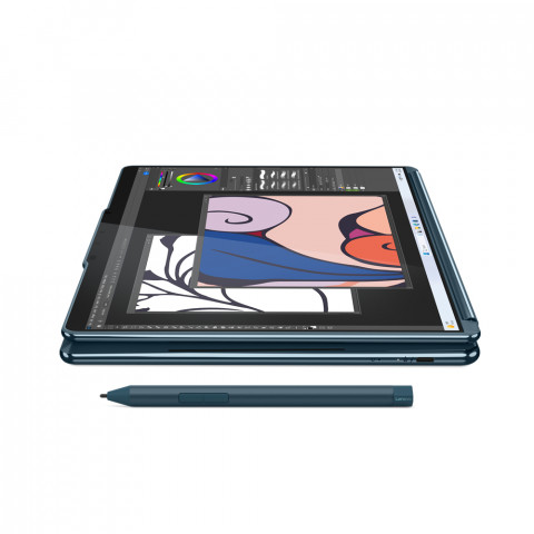 Lenovo Yoga Book 9 13IMU9 Ultra 7 155U 2x 13.3" 2.8K OLED 400nits Glossy 60Hz 32GB LPDDR5x-7467 SSD512 Intel Arc Graphics Win11 Tidal Teal - Galeria zdjęcie 3