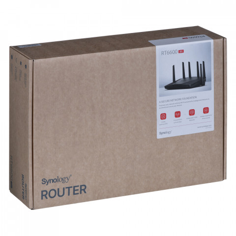 Synology Router RT6600ax, Wi-Fi 6, IEEE 802.11a/b/g/n/ac/ax, 1x 2.5GbE, 3x 1GbE, 1xUSB 3.2, Dual WAN, Three-band router - Galeria zdjęcie 9