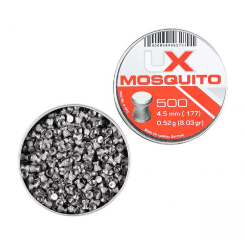Śrut 4,5 mm UMAREX Mosquito płaski molet. 500szt - Galeria zdjęcie 2