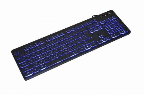 GEMBIRD KLAWIATURA MULTIMEDIALNA USB, CZARNA - Galeria zdjęcie 5