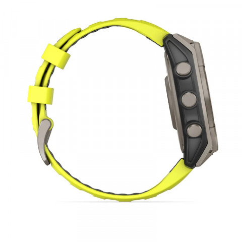 Zegarek Garmin Fenix 8 Solar Sapphire Żółty - Galeria zdjęcie 5