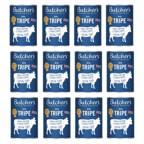 BUTCHER'S Original Tripe Mix Pasztet ze żwaczem - mokra karma dla psa - 12x400g - Galeria zdjęcie 1