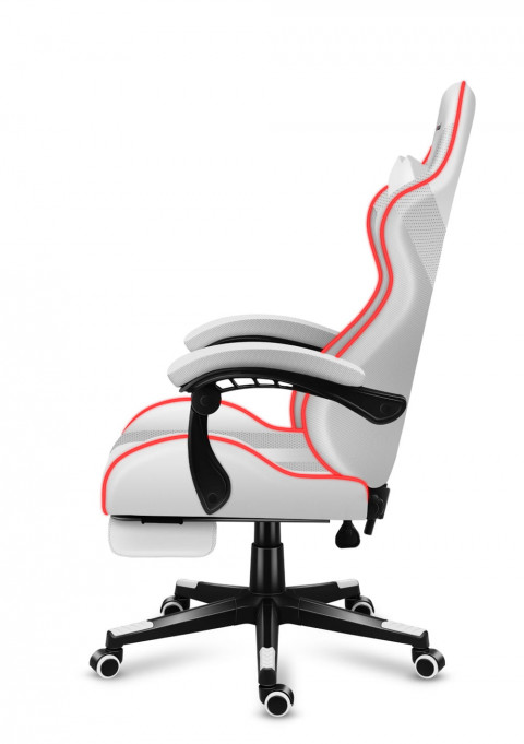 Fotel gamingowy Huzaro Force 4.7 RGB White - Galeria zdjęcie 13