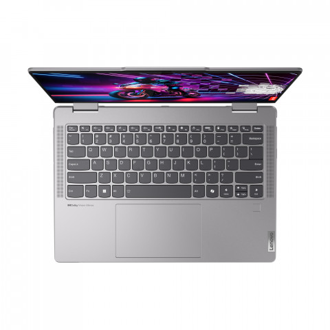 Lenovo Yoga 7 2-in-1 14AHP9 Ryzen 5 8640HS 14" WUXGA OLED 400nits Glossy 60Hz 16GB LPDDR5x-6400 SSD1TB Radeon 760M Graphics Win11Arctic Grey - Galeria zdjęcie 9