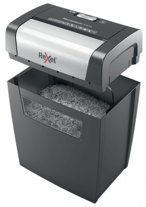 Rexel Niszczarka Momentum X406, 6 kartek, 15 l kosz - Galeria zdjęcie 3