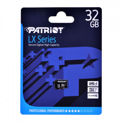 Patriot LX Series microSDHC 32GB Class 10 UHS-I - Galeria zdjęcie 1