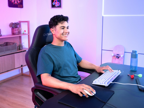 Klawiatura gamingowa TRUST GXT833W THADO TKL US White (24737) - Galeria zdjęcie 5