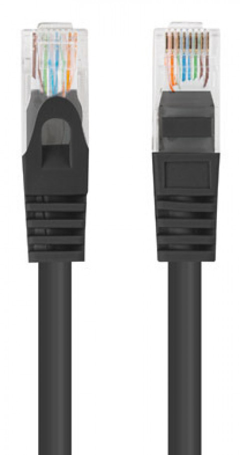 PATCHCORD KAT.6 UTP 2M CZARNY FLUKE PASSED LANBERG 10-PACK - Galeria zdjęcie 2