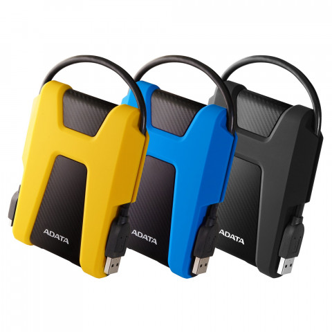 Dysk zewnętrzny HDD ADATA HD680 AHD680-1TU31-CBK (1TB; 2.5"; USB 3.2; czarny) - Galeria zdjęcie 1