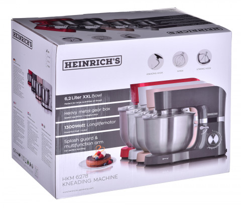Robot kuchenny HEINRICH"S HKM 6278 szary - Galeria zdjęcie 9