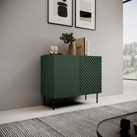 Komoda 2D ONDA 98x45xH85 zieleń - Galeria zdjęcie 3