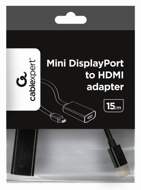 Adapter Gembird mini DisplayPort - HDMI M-F - Galeria zdjęcie 2