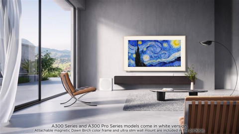 Telewizor TCL NXTFrame 55A300 PRO QLED 55'' 4K Ultra HD 144Hz Google TV Dolby Vision IQ Biały - Galeria zdjęcie 3