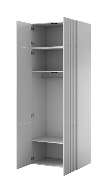 Szafa PAFOS 2D NADSTAWKA 90x55,5x45 biały mat - Galeria zdjęcie 5