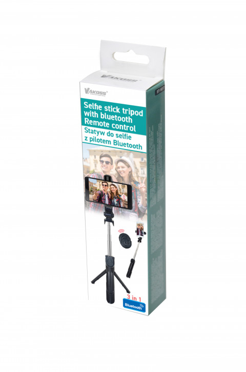 VAKOSS STATYW DO SELFIE ST-1617 PILOT BLUETOOTH - Galeria zdjęcie 3