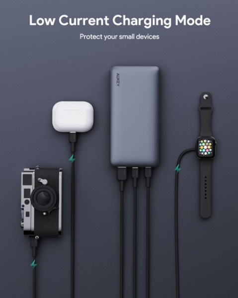AUKEY POWERBANK 20000MAH, 2X USBC PD 65W, USBA 18W - Galeria zdjęcie 5