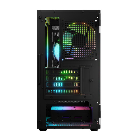 LOGIC OBUDOWA PORTOS ARGB MINI USB 3.0 BLACK - Galeria zdjęcie 15