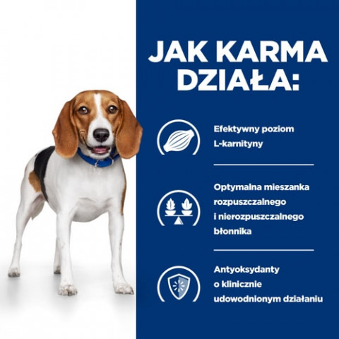 HILL'S Prescription Diet Canine r/d Weight Loss - sucha karma dla psa z nadwagą - 4 kg - Galeria zdjęcie 4