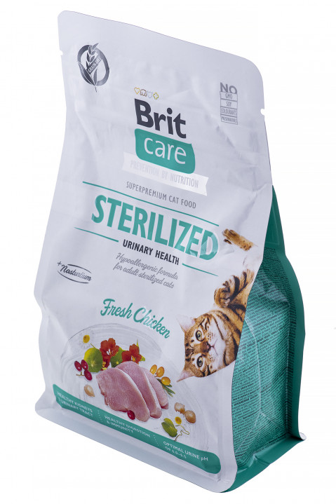 Brit Care Cat Grain-Free Sterilized Urinary - sucha karma dla kota - 400 g - Galeria zdjęcie 2