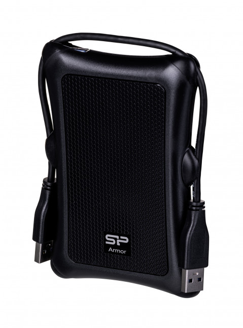 Dysk zewnętrzny HDD Silicon Power Armor A30 (1TB; 2.5"; USB 3.2; 5400 obr/min; Black; SP010TBPHDA30S3A) - Galeria zdjęcie 9