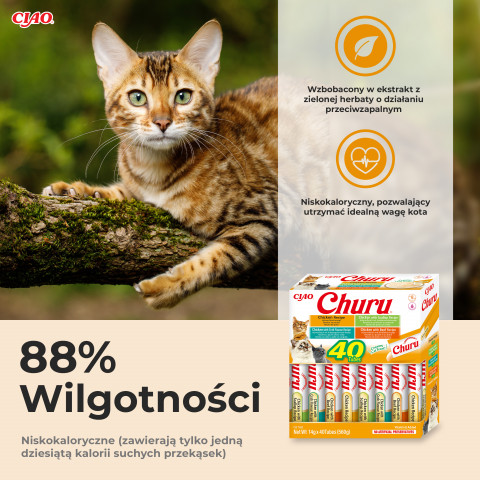 INABA Churu Variety box Kurczak - przysmak dla kota - 40x14 g - Galeria zdjęcie 3