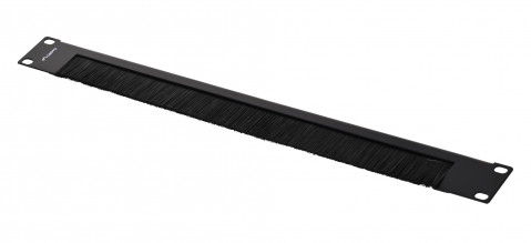 LANBERG PANEL SZCZOTKOWY DO SZAF 19" 1U CZARNY - Galeria zdjęcie 1