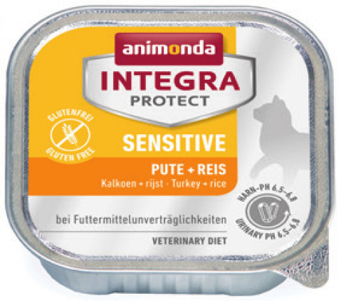 ANIMONDA Integra Protect Sensitive Indyk z ryżem - mokra karma dla kota - 100g - Galeria zdjęcie 1