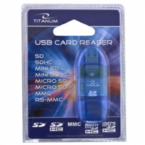 Czytnik kart Titanum SDHC/MicroSDHC/(SDHC PenDrive) - Galeria zdjęcie 2
