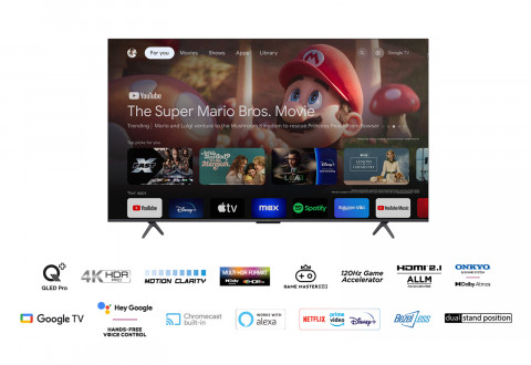 Telewizor TCL 75C655 QLED 75'' 4K Ultra HD Google TV Dolby Atmos DVB-T2 Titan - Galeria zdjęcie 4