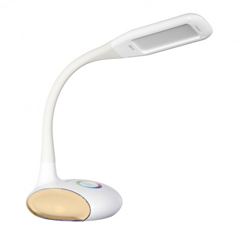 Nowoczesna lampka na biurko wielokolorowa RGB LED Activejet VENUS RGB biała z funkcją oświetlenia nocnego - Galeria zdjęcie 6