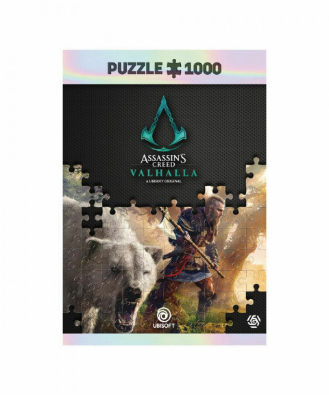 Puzzle Good Loot Gaming 1000 Assassin's Creed Valhalla Eivor & Polar Bear Premium - Galeria zdjęcie 1