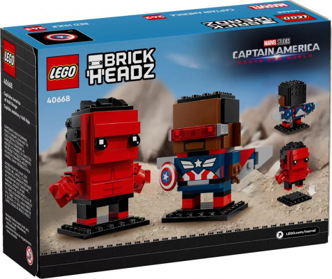 LEGO 40668 Super Heroes - Figurki Kapitana Ameryki i Czerwonego Hulka - Galeria zdjęcie 2