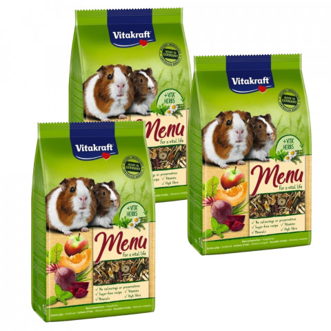 VITAKRAFT MENU VITAL - karma dla świnki morskiej - (3x3kg) 9kg - Galeria zdjęcie 1