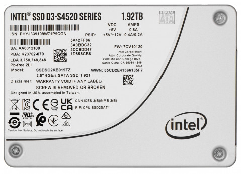 SSD Intel S4520 1.92TB SATA SSDSC2KB019TZ01 - Galeria zdjęcie 1